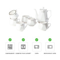 Wholesale afternoon tea set Porcelain coffee & tea sets luxury coffee set